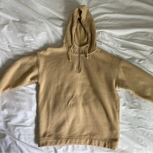 TopShop Quarter Zip Sweatshirt Size XS